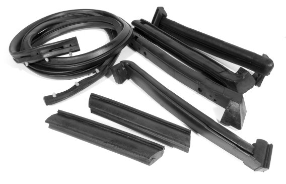 1986-1996 C4 Corvette Convertible Top 7 Piece Weatherstrip Kit