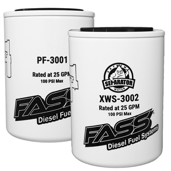 FASS XWS3002 Hydroglass Titanium Signature Series Extreme Water Separator XWS-3002