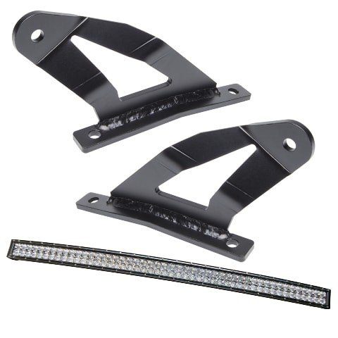 For 2004-14 Nissan Titan Curved 50" LED Light Bar Brackets + Light Combo Oracle