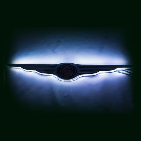 LEDs for Chrysler Illuminated Wing - Clear Center Emblem - White Oracle