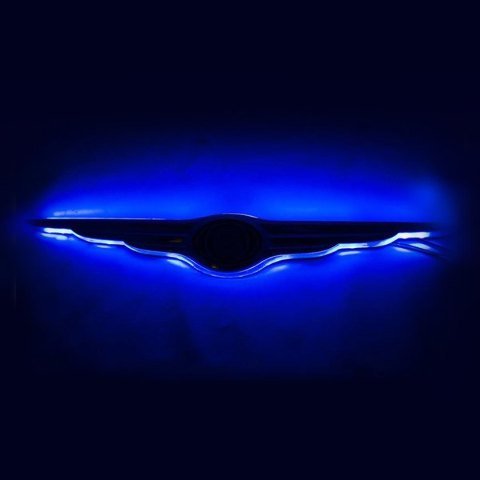 LEDs for Chrysler Illuminated Wing - Clear Center Emblem - Blue Oracle