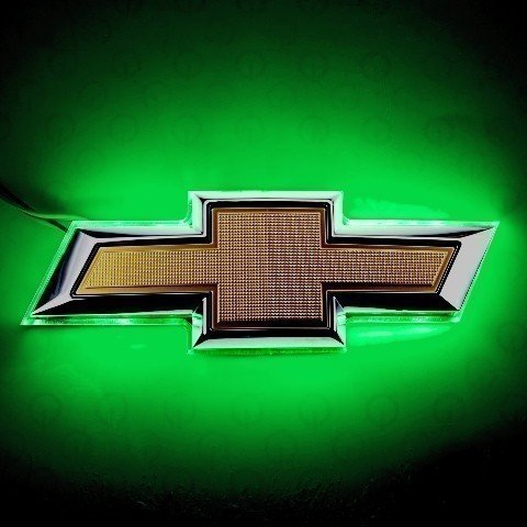 For 2014-2015 Camaro Illuminated Bowtie - Green Oracle