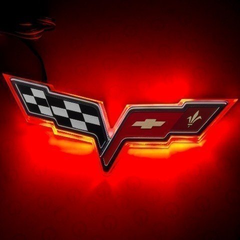 For Chevy Corvette C6 Illuminated Emblem - Dual Intensity Oracle