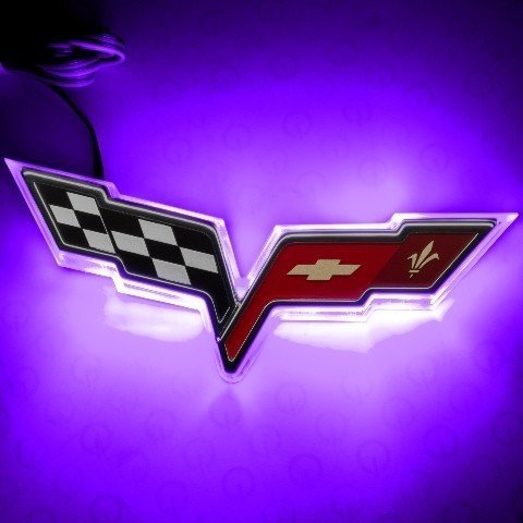 For Chevy Corvette C6 Illuminated Emblem - Dual Intensity Oracle