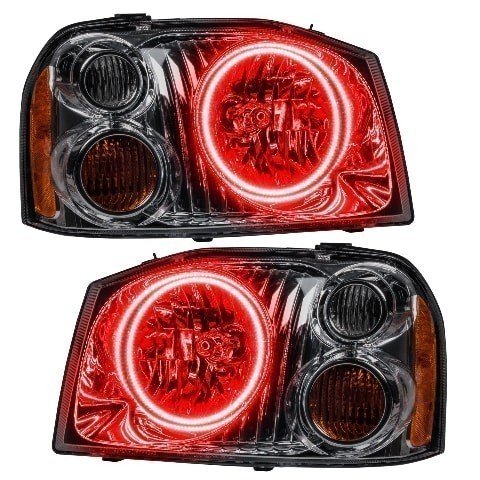 For 2001-2004 Nissan Frontier SMD Headlights - Dual Halo Oracle