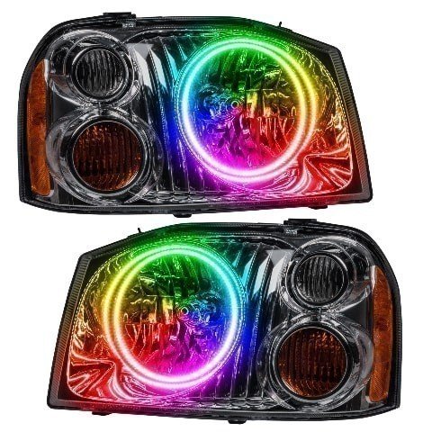 For 2001-2004 Nissan Frontier SMD Headlights - Dual Halo Oracle