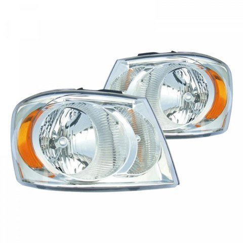 For 2007-2009 Dodge Durango SMD Headlights - Chrome Oracle