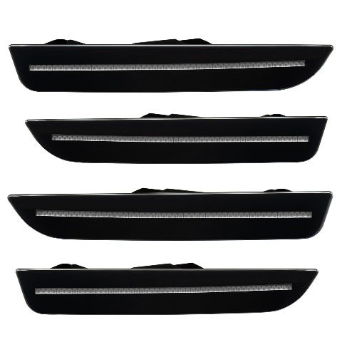 For 2010-2014 Ford Mustang Concept Sidemarker Set - Clear Oracle