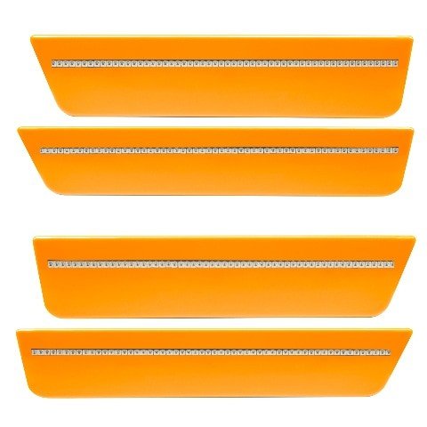 For 2008-2014 Dodge Challenger Concept Sidemarker Set - Clear Oracle