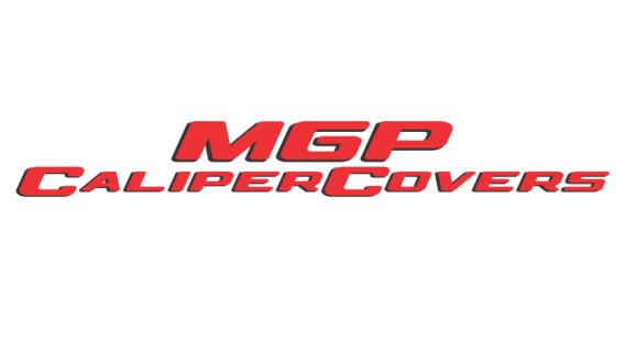 2015-2019 Ford Mustang GT MGP Caliper Covers Red