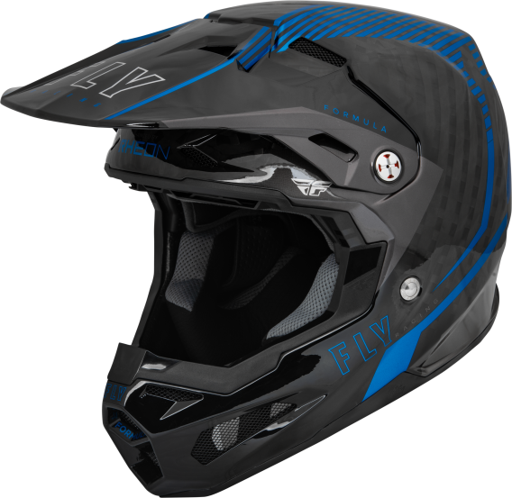 Fly Racing 2023 Adult Formula Carbon Tracer Helmet (Blue/Black, Medium)