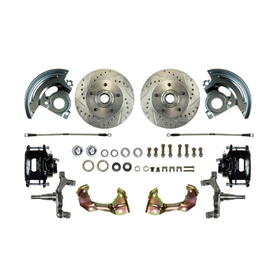 1970-1972 Chevrolet Monte Carlo Front Brake Conversion Kit The Right Stuff AFXWK01DS