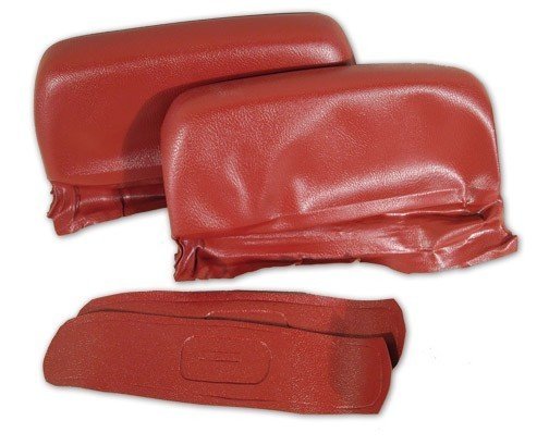 C3 1968-1969 Corvette Headrest Covers Pair ABS Dark Orange