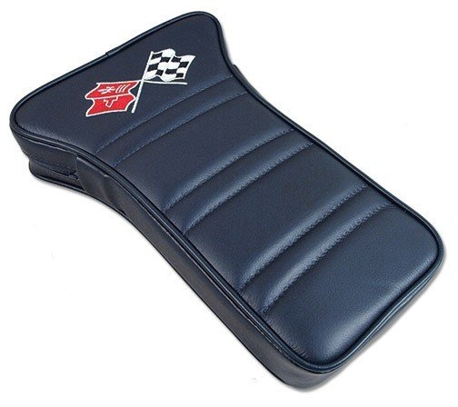 C3 1968-1978 Corvette Embroidered Center Armrests Dark Blue