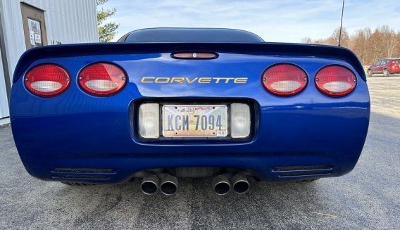 C5 Corvette Painted SLP Style Rear Spoiler