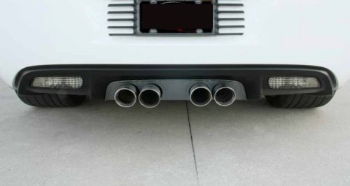 C6 2006-2013 Corvette Blakk Stealth Exhaust Filler Panel NPP