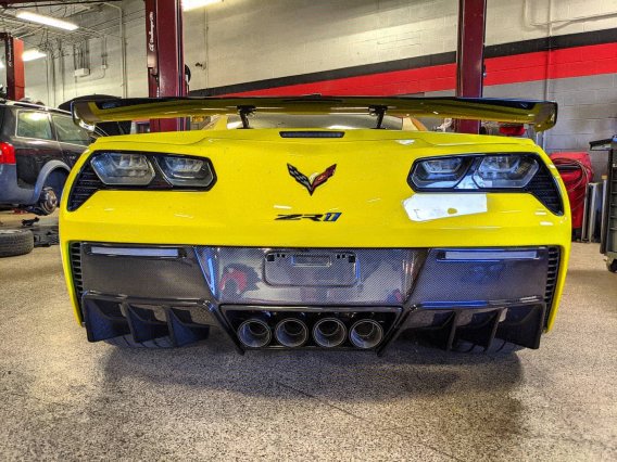 2014-2019 C7 Corvette Carbon Fiber Rear Diffuser Version 2 APR Performance