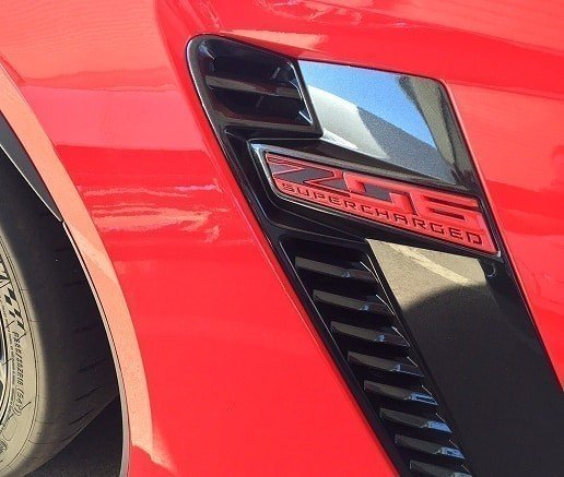 C7 Corvette Z06 Fender Emblems Badges