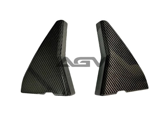 2020-2023 C8 Corvette AGM Engine Bay Carbon Fiber Rear Window Covers