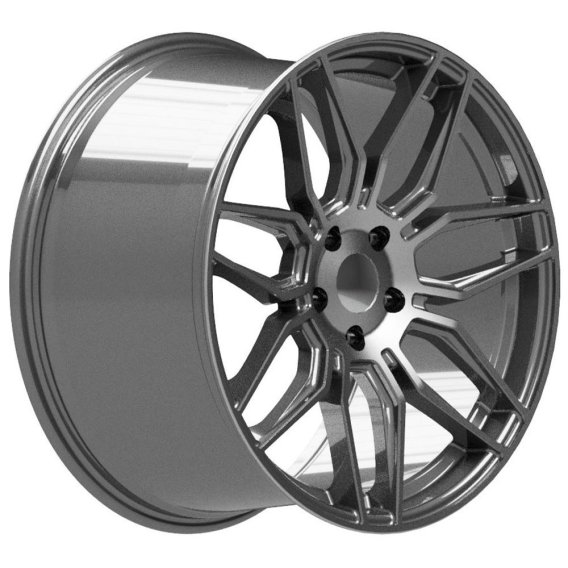 2020-2023 C8 Corvette Reproduction Replica Gunmetal Machined Rim Wheels Package