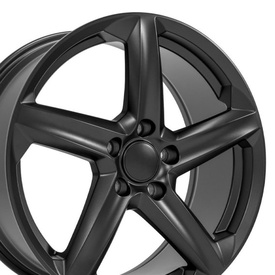 2020-2023 C8 Corvette Reproduction Replica Satin Black 5-Spoke Rim Wheel 20x11