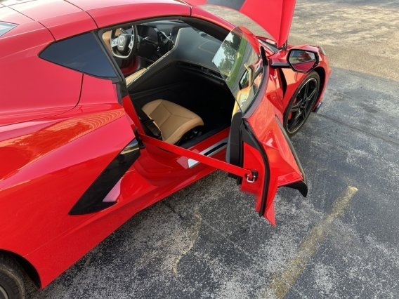 C8 Corvette Car Show Painted Door Prop Bars 