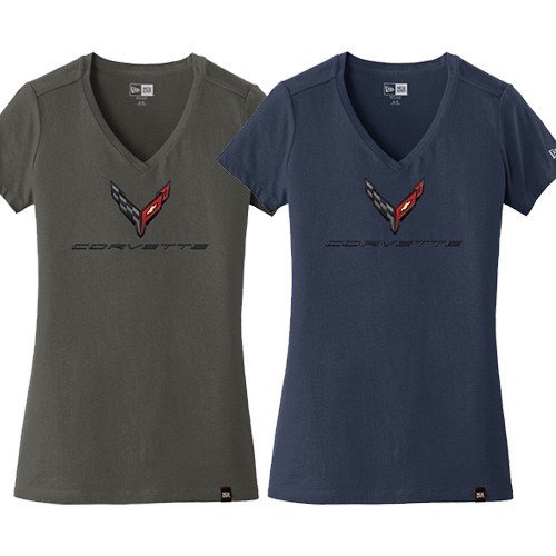 C8 Next Gen Corvette Ladies V-Neck Tee