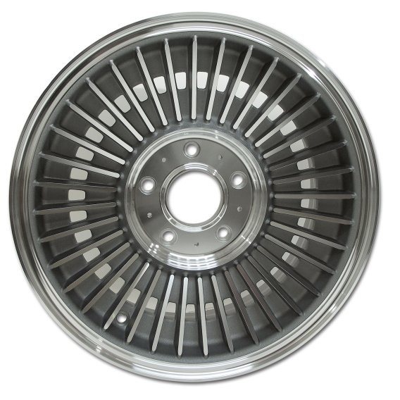 1965-1966 C2 Corvette Direct-Bolt Knock-Off Wheel Dark Face Replica