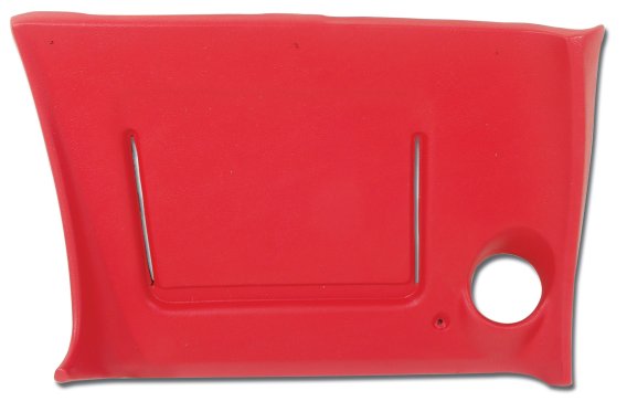 Classic Car Dashes Dash Pad- Red Lower RH For 1969 Corvette