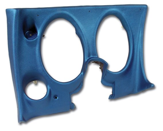 CCD Dash Pad Bright Blue Lower LH For 1970 Corvette