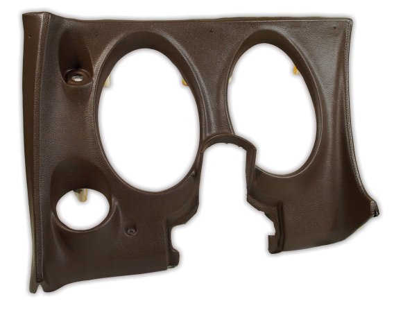 CCD Dash Pad Dark Brown Lower LH For 1976 Corvette