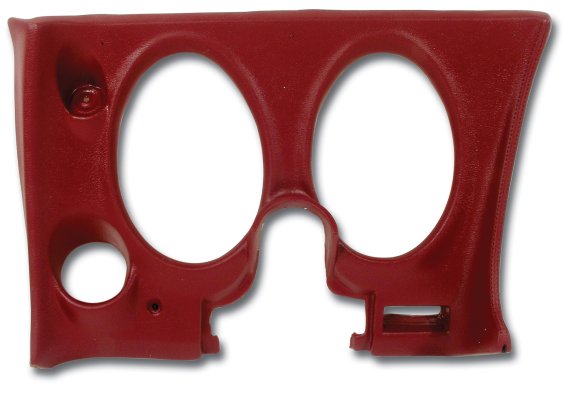 CCD Dash Pad Oxblood Lower LH W/Air Conditioner For 1974-1975 Corvette