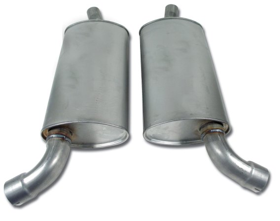 Mufflers- 2-5 Inch (73 Replacement) For 1968-1973 Corvette