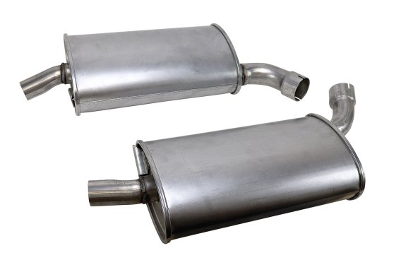 Mufflers- 2-5" Off-Road/N11 For 1968-1972 Corvette