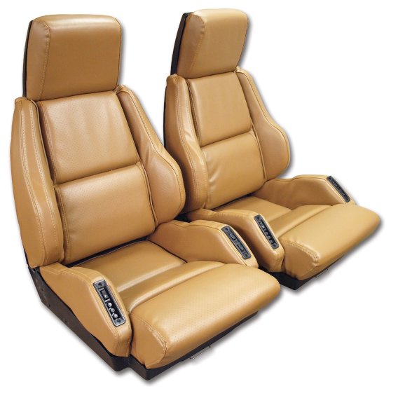 Leather-Like Vinyl Seat Covers Saddle Sport For 1988 Corvette