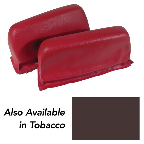 Headrest Covers- Tobacco ABS For 1968 Corvette