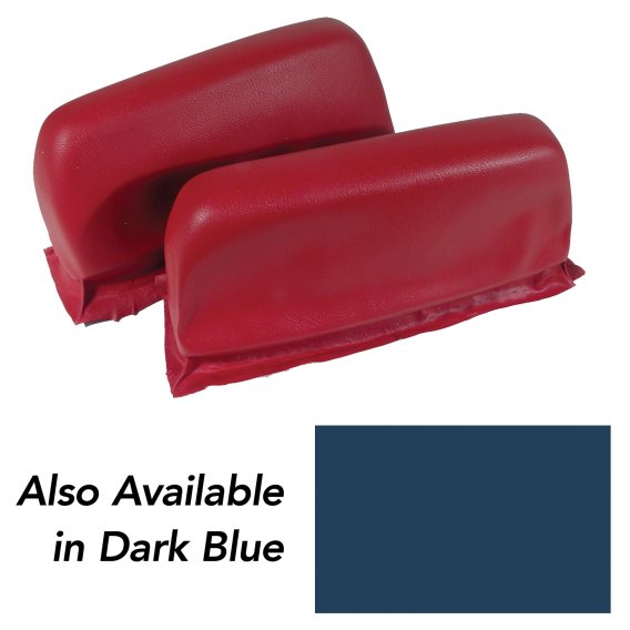 Headrest Covers- Dark Blue ABS For 1968 Corvette