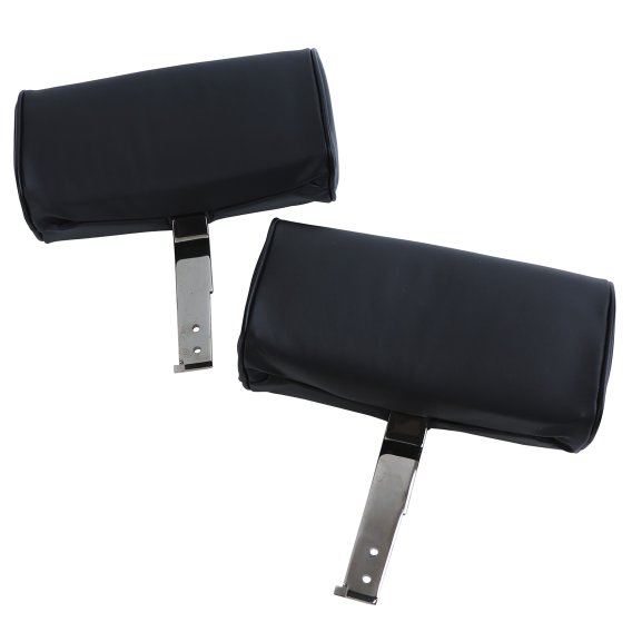 Headrests- Dark Blue Complete Leather For 1966 Corvette