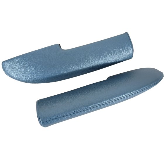 Armrest Assemblies W/O Chrome Ends - Blue For 1958 Corvette