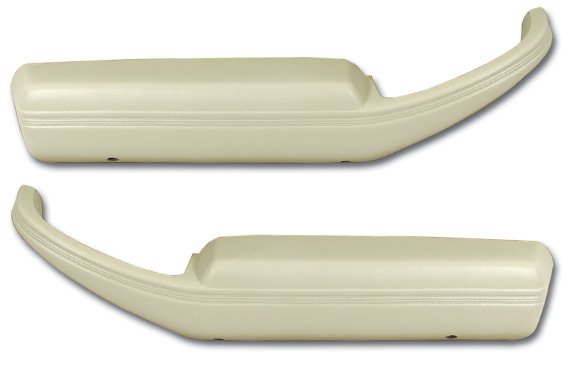 Moulded Door Panel Armrest Pair Oyster For 1979-1980 Corvette