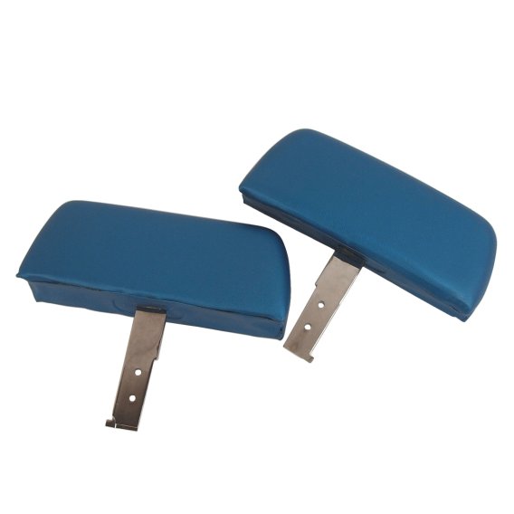 Headrests Bright Blue Complete W/ABS Covers For 1968-1969 Corvette
