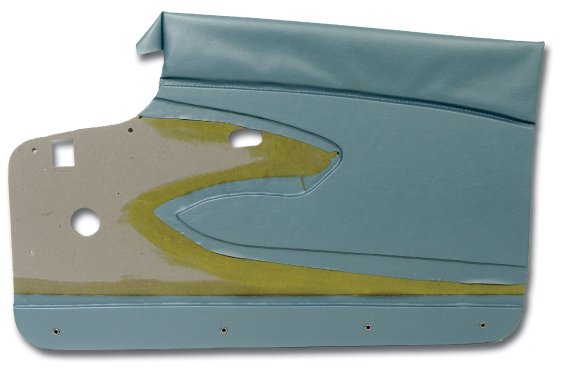 Door Panels- Blue W/O Supports For 1959 Corvette