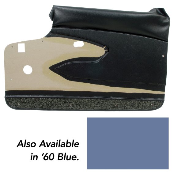 Door Panels- Blue For 1960 Corvette