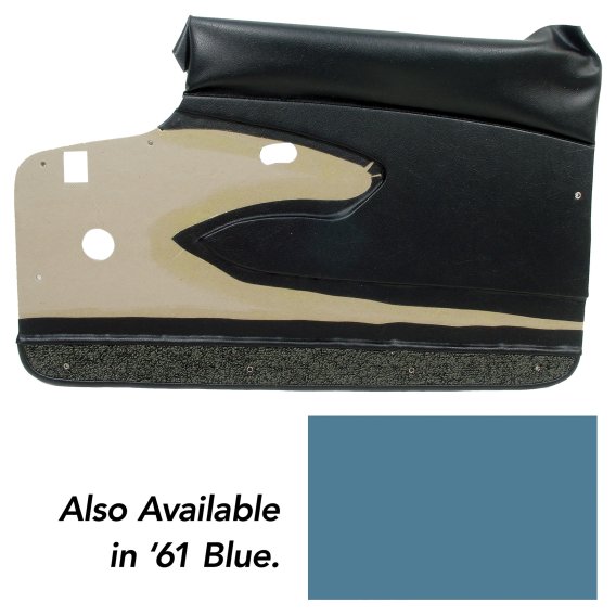 Door Panels- Blue For 1961 Corvette