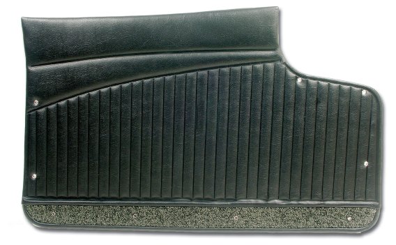 Door Panels- Black Metal Support For 1962 Corvette