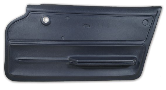 Door Panel- Dark Blue Coupe W/Felt RH For 1966 Corvette