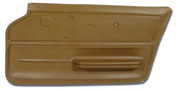 Door Panel- Saddle Convertible W/Felt RH For 1967 Corvette