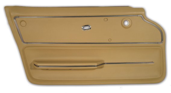 Door Panel- Saddle Coupe W/Trim LH For 1965-1966 Corvette
