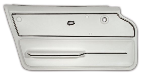 Door Panel- White Coupe W/Trim LH For 1965-1966 Corvette