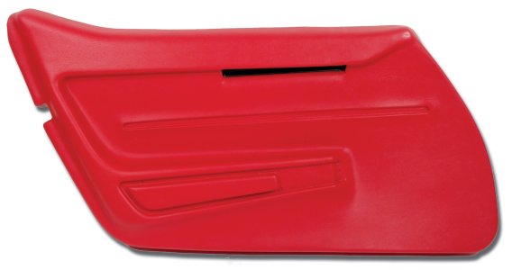 Door Panel- Red LH For 1968 Corvette